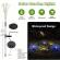 Set 2 ghirlande luminoase solare, pentru gradina, lumina alba,70 cm