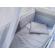 Lenjerie mykids dots blue-grey 11 piese 120x60 cm