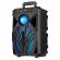 Boxa portabila cu microfon zqs8149, 48w pmpo, usb/bt/aux/sd/fm