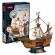Puzzle 3d nava santa maria 204 piese cubic fun