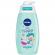 Gel de dus si sampon nivea kids, 500 ml (aroma: fructe de padure)