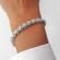 BRATARA DIN ARGINT 925 ANGELIC CRISTALE  ALBE ZWAROVSKI