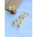 SET DIN ARGINT 925 CU BILE SUFLAT CU AUR 14 K
