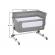Patut co-sleeper 2 in 1 together grey babygo