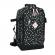 Rucsac de calatorie, bagaj mana avion, negru cu buline, 40x25x20 cm, Bordlite JBBP279