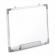 Set tabla magnetica de perete cu magneti, burete si markere, Otel/PP/Aluminiu, 50x40 cm, alb, Vivo TK0127