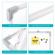 Set tabla magnetica de perete cu magneti, burete si markere, Otel/PP/Aluminiu, 50x40 cm, alb, Vivo TK0127