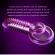 Inel Vibrator pentru Penis din Silicon cu Stimulator Clitoridian si Punctul G, Imbunatateste Erectia si Intarzie Ejacularea