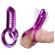 Inel Vibrator pentru Penis din Silicon cu Stimulator Clitoridian si Punctul G, Imbunatateste Erectia si Intarzie Ejacularea