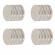 Set 20 magneti foarte puternici, gri, disc, simplu, 25 mm x 4 mm