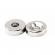 Set 3 magneti foarte puternic pentru surub, gri, disc, simplu, 15 mm x 4 mm