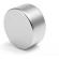 Set 5 magneti foarte puternici, gri, disc, simplu, 15 mm x 4 mm