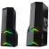 Boxe pc 2in1 gogen psu103, 2 x 3 w, bluetooth, iluminare rgb, usb, negru
