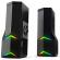 Boxe pc 2in1 gogen psu103, 2 x 3 w, bluetooth, iluminare rgb, usb, negru