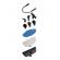Mop cu aburi 2 in 1 eta azurit 2267, 1500 w, rezervor apa 0.4 l, filtru