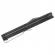 Cuțit automat cu spargator de sticla, ideallstore®, lama otel, 23 cm, negru