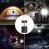 Lanterna pliabila LED camping, 260 lumeni, negru, Vivo RT349