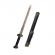 Sabie decorativa chinezeasca jian, ideallstore®, doua taisuri, 39 cm