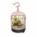 Set figurine pasari, in cusca, multicolor, sunete din natura, 15 x 12 x 17 cm