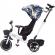 Tricicleta chipolino smart cu sezut reversibil black white