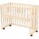 Patut copii din lemn co-sleeper hubners eva 94x46 cm natur