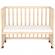 Patut copii din lemn co-sleeper hubners eva 94x46 cm natur