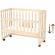 Patut copii din lemn co-sleeper hubners eva 94x46 cm natur