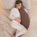 Perna mare 3 in 1 doomoo comfy big tetra chocolate din bumbac organic