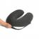 Perna mare pentru gravide si bebelusi 3 in 1, bumbac organic buddy chine anthracite doomoo