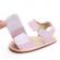 Sandale fetite roz cu bareta cu arici (marime disponibila: 12-18 luni (marimea