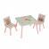 Set 2 scaune +birou pink forest