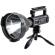 Lanterna led ideallstore®, search master, reincarcabila, 4 moduri iluminare, trepied inclus