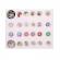Set 24 bijuterii pentru fetite, 2 bratari, 1 colier, 21 talismane, Calendar Advent, multicolor JC24-A