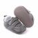 Adidasi gri cu barete pentru bebelusi (marime disponibila: 3-6 luni (marimea 18