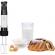 Blender vertical ecg rm 800, 800 w, lame din otel inoxidabil, recipient tocator