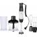 Blender vertical ecg rm 800, 800 w, lame din otel inoxidabil, recipient tocator