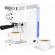 Espressor manual ecg esp 20301 alb, 1450 w,1.25 l, dispozitiv spumare, 20 bar