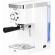 Espressor manual ecg esp 20301 alb, 1450 w,1.25 l, dispozitiv spumare, 20 bar