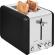 Prajitor de paine ecg st 2708 tradizione nero, putere 925 w, 2 felii, 6 grade
