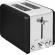Prajitor de paine ecg st 2708 tradizione nero, putere 925 w, 2 felii, 6 grade