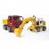 Camion man tga si excavator liebherr bruder