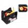 Geanta termoizolanta 21,5 cm x 14,5 cm x 15,5 cm ikonka ik2998 negru/alb