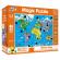 Magic puzzle - harta lumii  50 piese