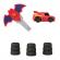 Masinuta rosie scara 1:55 fisher-price batwheels