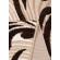 Model cappuccino, traversa crem maro, festonata, latime 60 cm