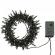 Instalatie de craciun, lumini alb, 100 led, fir verde