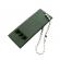 Amnar pentru camping ideallstore®, ultimate survival, otel inoxidabil, 10 cm, negru, fluier inclus