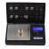 Cantar digital de buzunar ideallstore®, special weight, afisaj lcd, protectie plastic, 13 cm, 500g maxim, negru