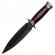 Cutit de vanatoare ideallstore®, widow blade, 30 cm, negru, teaca inclusa