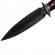 Cutit de vanatoare ideallstore®, widow blade, 30 cm, negru, teaca inclusa